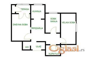 Prodaja stana-Novosadskog sajma, 75m2